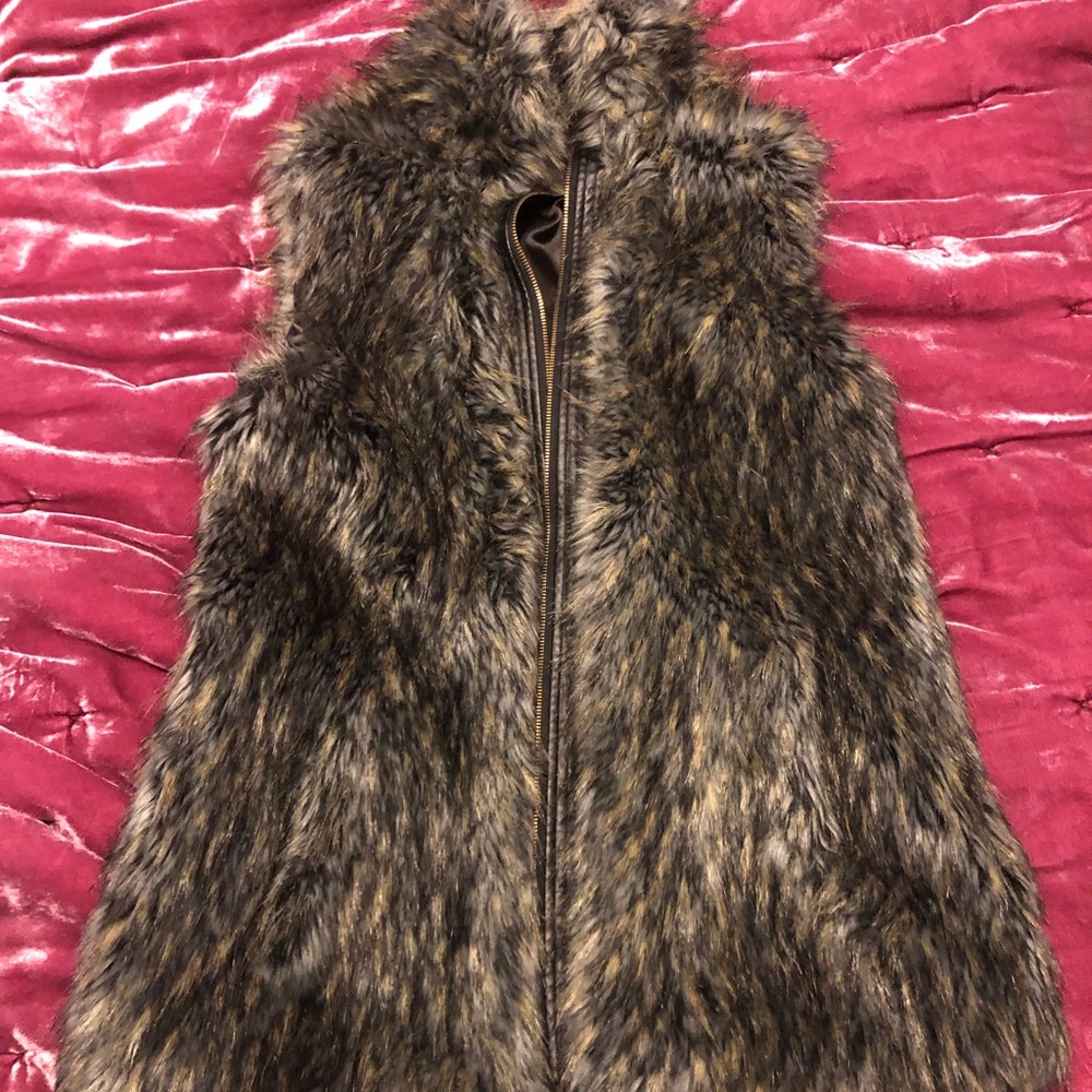 Parkhurst Sleeveless FAUX Fur Vest